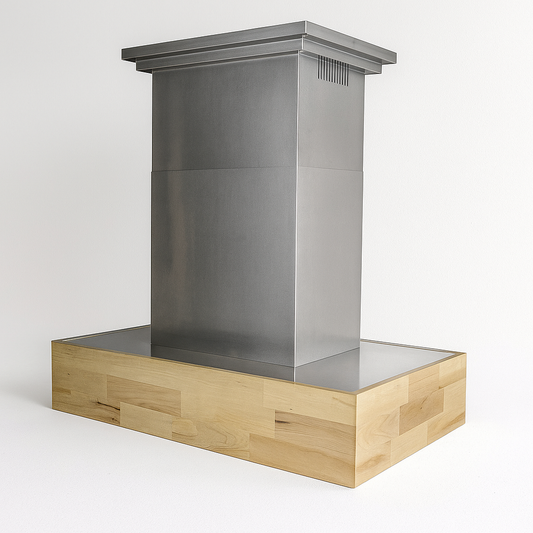 ZLINE 48" Wooden Island Range Hood – Remote Blower | Model 681iM-RD-48