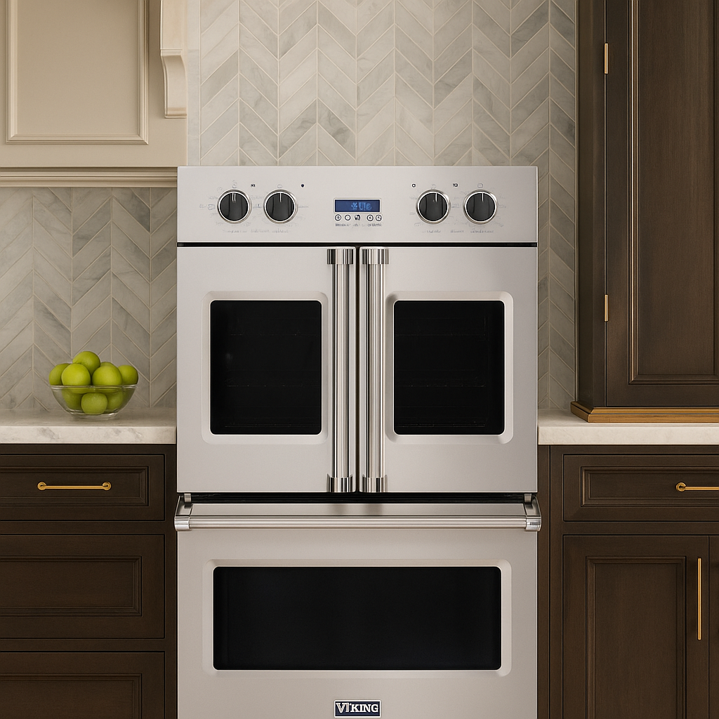 VIKING 7 Series 30" French-Door Electric Double Oven – Stainless Steel